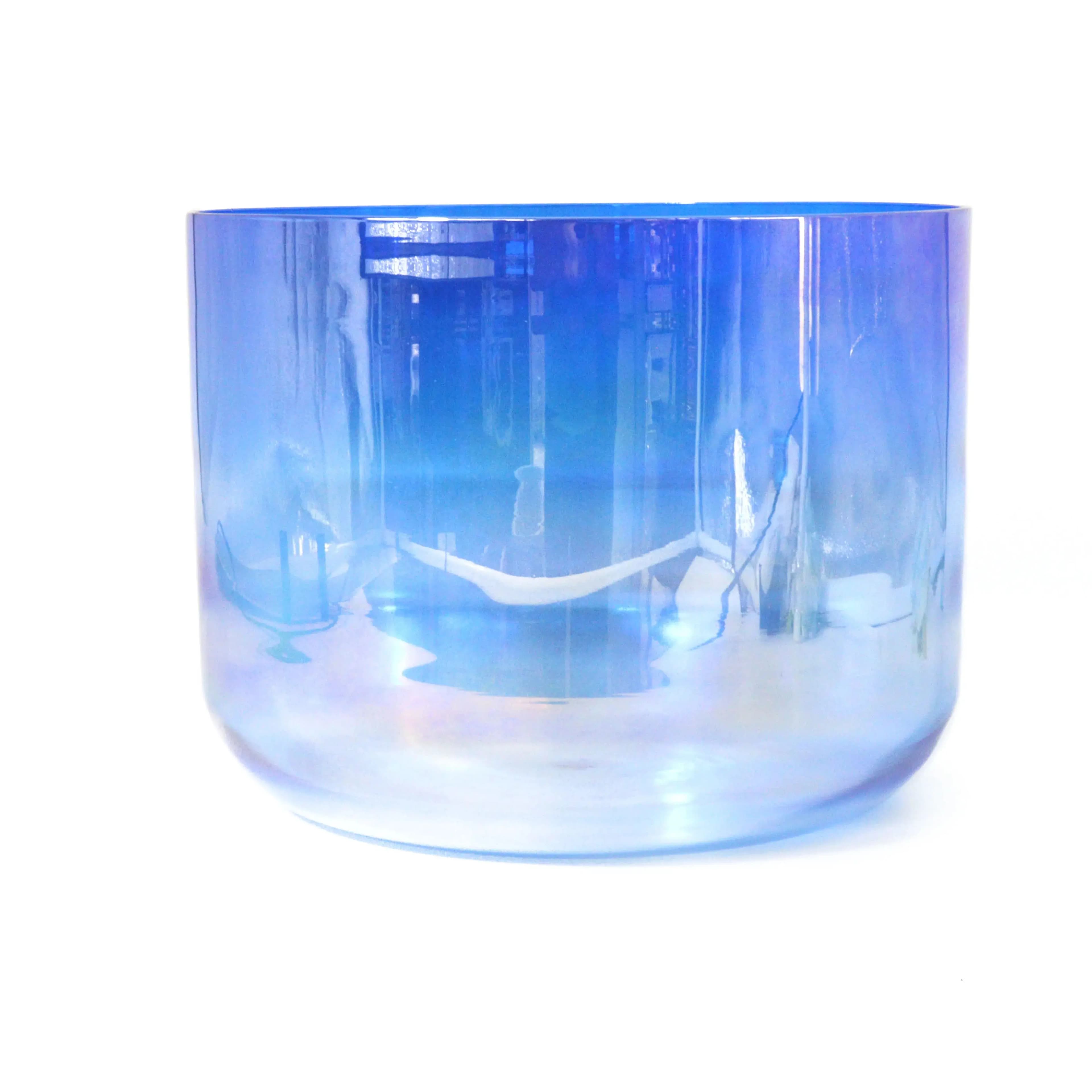 gradient crystal singing bowl, yoga decompression singing bowl, percussion crystal music bowl cuenco cuarzo crystal bowl