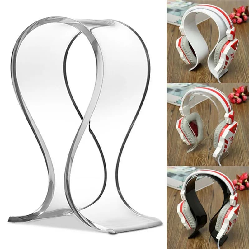 3mm Universal Acrylic Headphone Headphone Holder Display for Headphone Holder for Headset
