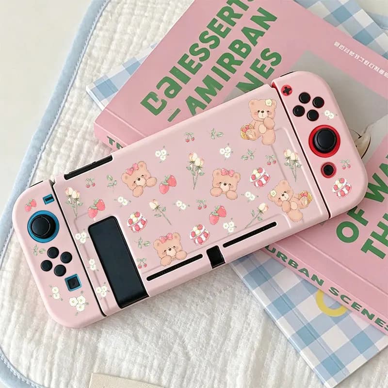 Split Protective Cover Anti-Scratch Shell Protector TPU Split Protective Case for Nintendo Switch NS Game Console