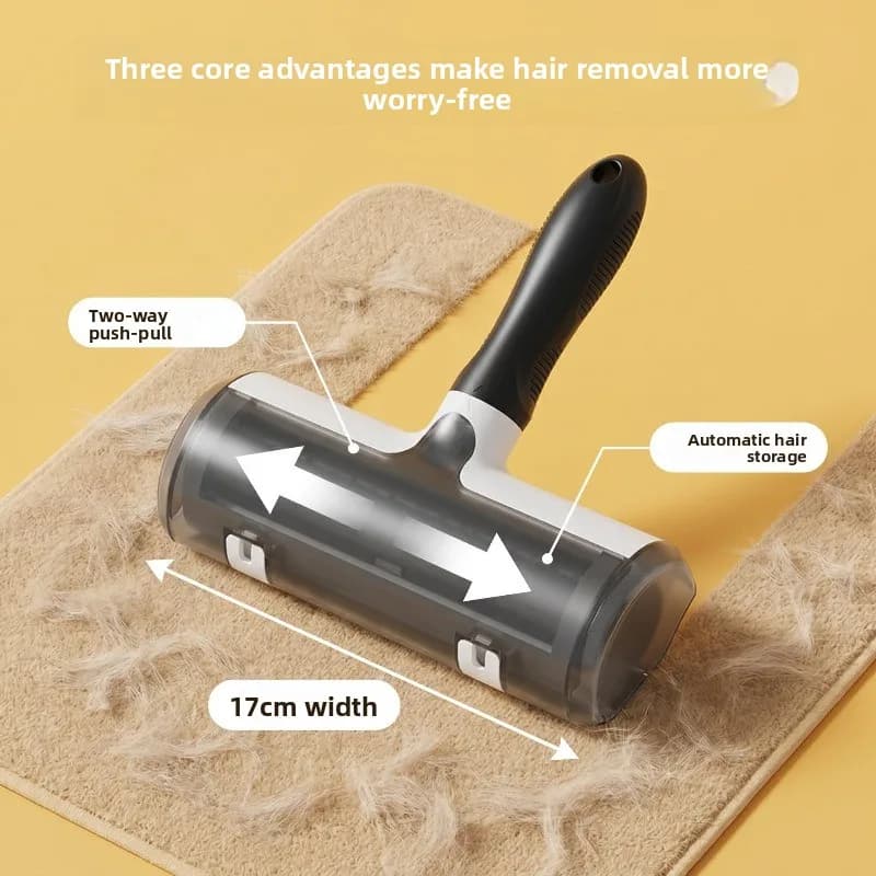 Pet Hair Remover Roller Reusable, Electrostatic Lint Brush for Dog Cat Hair on Furniture Carpet Couch