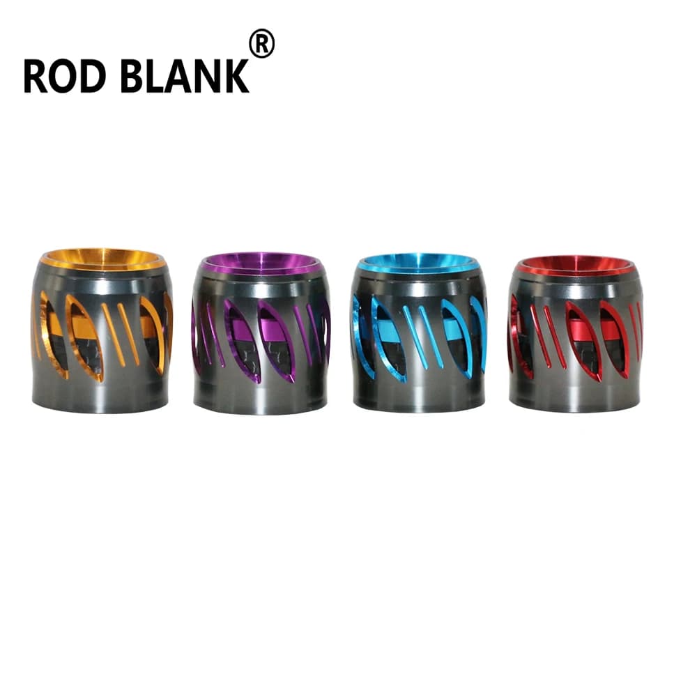 Canna vuota 1Pc mulinello in alluminio sedile dado Reel sedile cappuccio in metallo tappo canna da pesca componente da costruzione canna da pesca accessorio di riparazione fai da te
