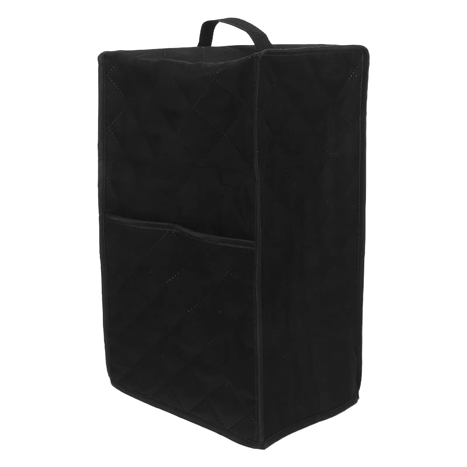 Polyester Blender Cover Black Dust Cover for Kitchen Appliance 15.7x9.4x7.8 Handling Machine Washable with Accessory