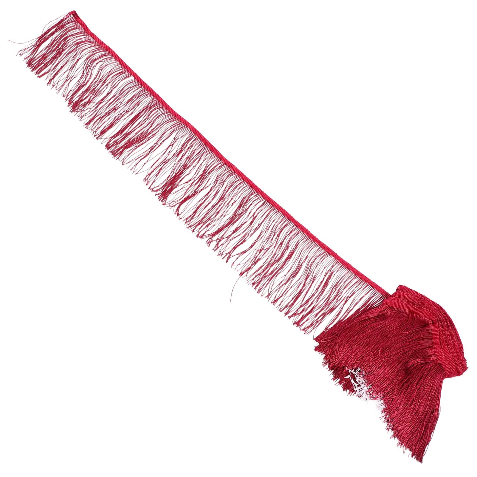 Dark Red Fringe Tassel Trim 15Cm DIY Sewing Wedding Dress Curtain Decoration Latin Dance Dress Costume Lamp Shade Accessories