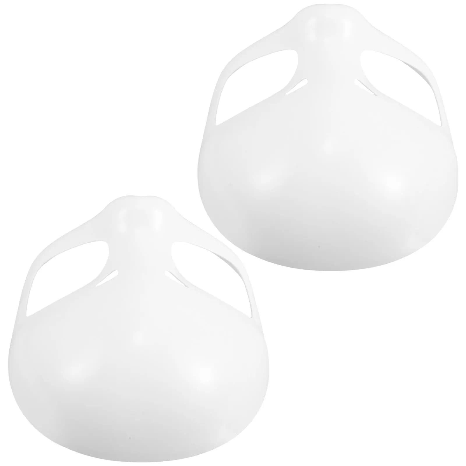 2 Pieces Animal Skull Mask, White Base for Fai-da-Te Masks, Halloween accessory, Carnival, Cosplay, Celebrations, Costumes and disguises
