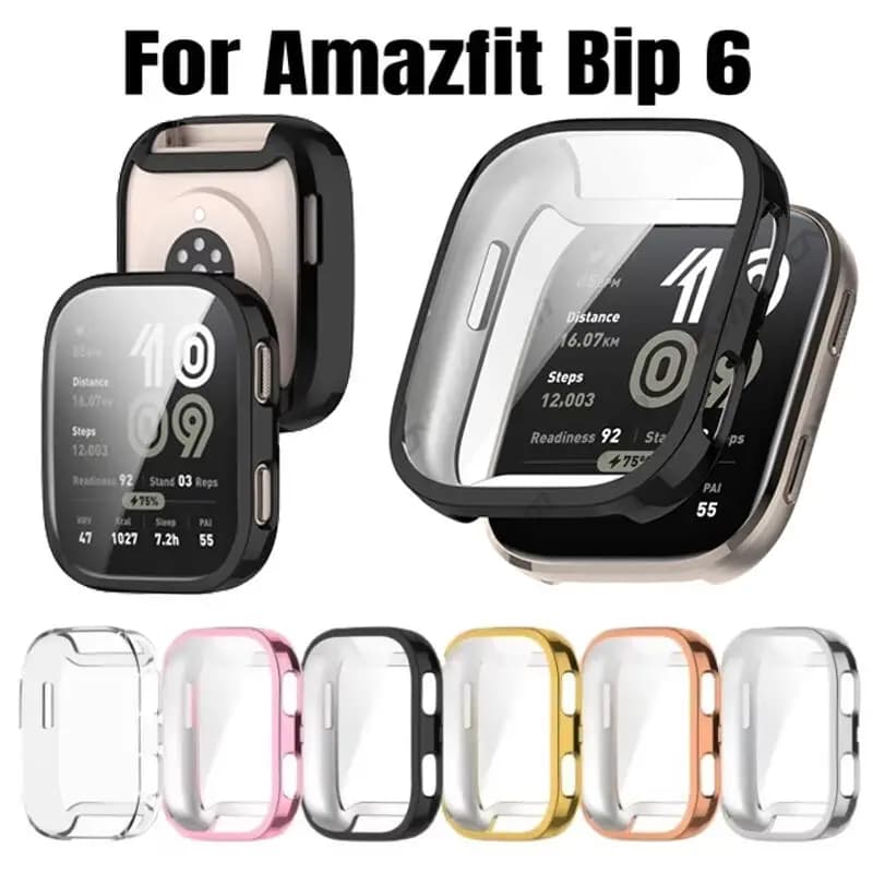 Custodia protettiva per schermo in TPU per Huami Amazfit Bip 6 Cover completa protettiva antigraffio per Amazfit Bip 6 Custodia Accessori