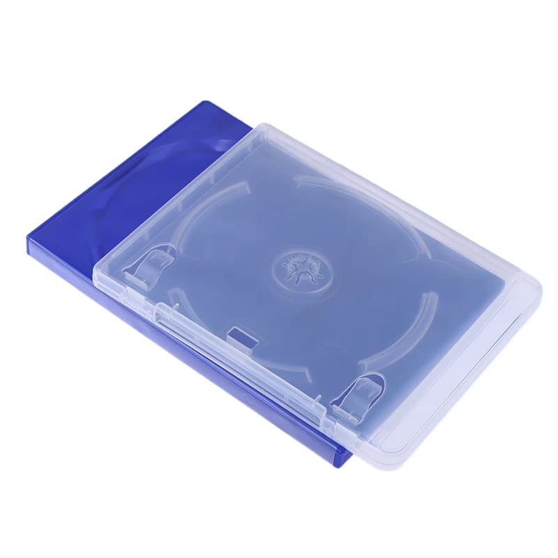 1Pc CD Game Case Cover scatola protettiva per PS2 PS3 Game Disk Holder CD DVD Discs Storage Box per PS2 PS3 Game Disk Cover Case