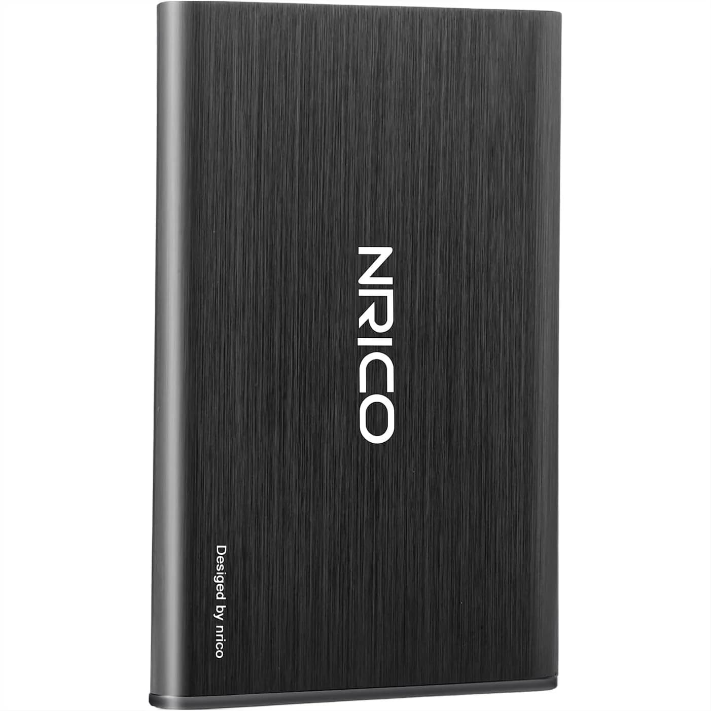 Hard Disk Esterno Portatile Ultra Sottile da 750GB USB 3.0 per PC, Mac, PS4, Xbox One - Design in Alluminio Antiurto