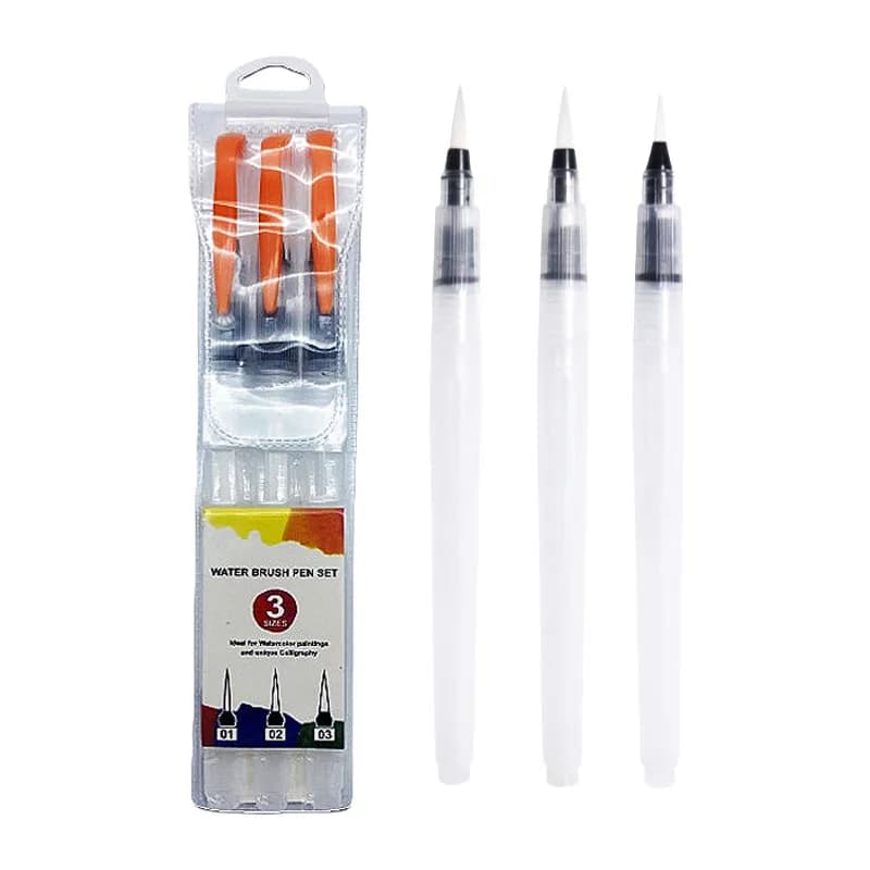Water-storage Paint pens Water-soluble paint pens Children's fill-in art brushes Absorbent brushes for students