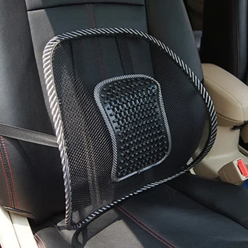 1pc Car Seat Chair Cushion Mesh Lumbar Back Brace Car Seat Chair Cushion Massage Back Cushion Pad Support Home Office