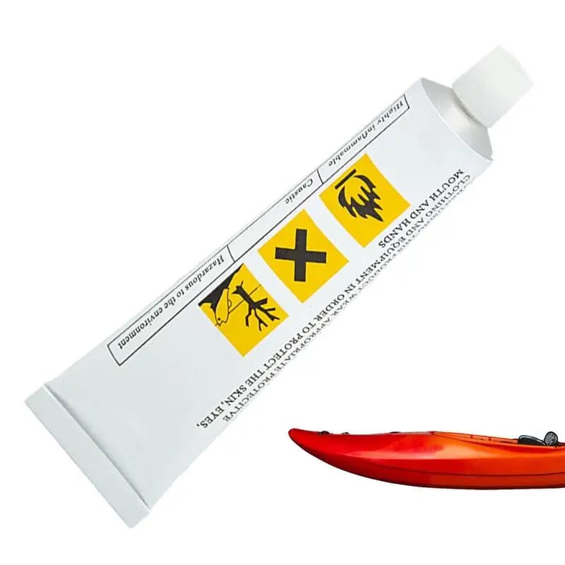 1 pz Colla Riparatrice PVC Impermeabile da 30ml per Gommoni, Kayak e Patch, Adatta anche per Divani e Lettini Gonfiabili