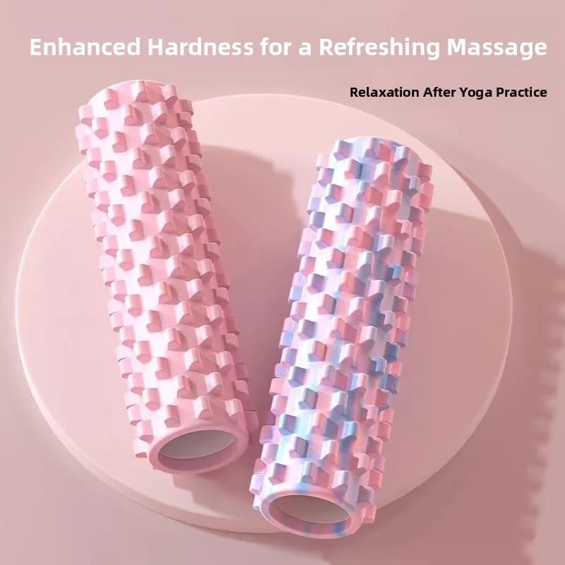Professional Foam Roller for Muscle Relaxation, Yoga Equipment, Leg Slimming Wheel, Rigid Foam Roller, Abdominal Exercises, Fitness