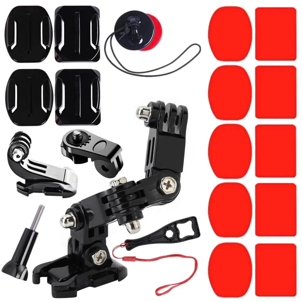 Per Gopro Hero Accessori Supporti adesivi Adesivo piatto curvo Cuscinetti adesivi Casco per Go Pro Insta360 X5 Dji Osmo Action camera