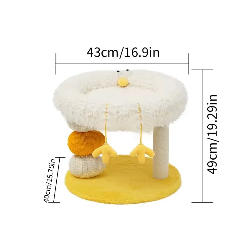 Cat Tree Climbing Frame Cat Scratching Post Toy Indoor Cat Bed Pet Supplies