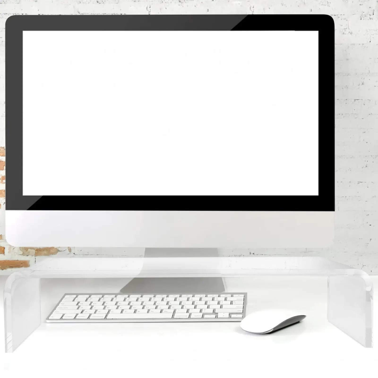 Clear Acrylic Keyboard Cover Protector Anti-Cat Keyboard Bridge Monitor Stand Desktop Computer Heightening Riser