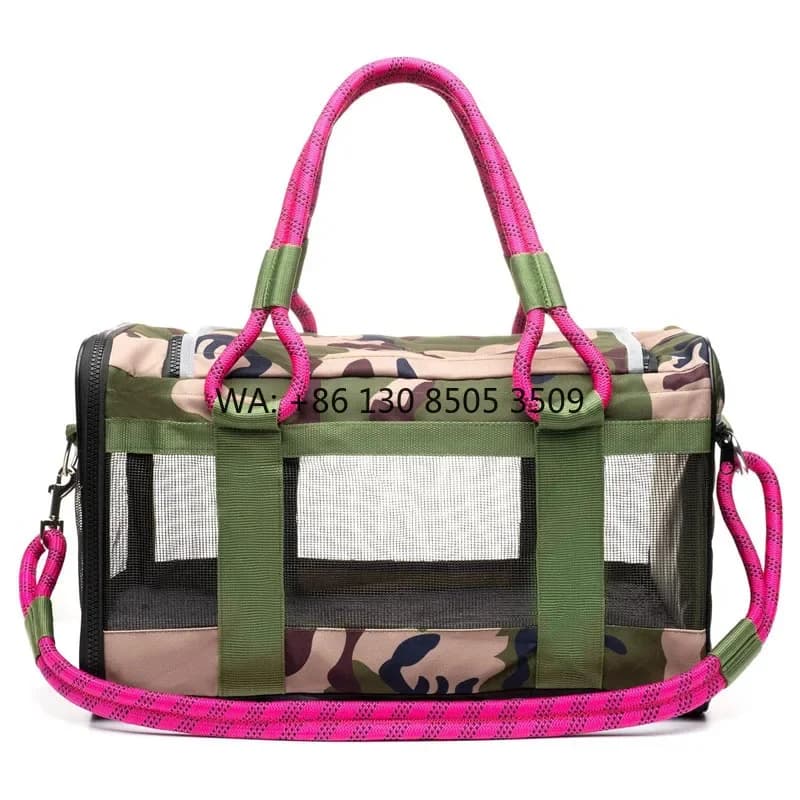 Wholesale Lightweight Small Dog Carrier Suitable for Outdoor Carrying of Cats and Dogs Handheld Pet Bag with Breathable Mesh