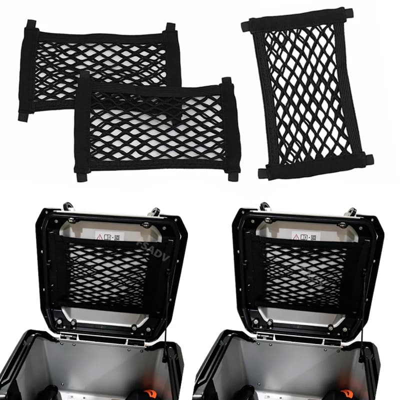 For BMW R1300GS ADV 2025-2026 Motorcycle Suitcase Networks Luggage Bag R 1300 GS Adventure R1300GSA Storage Cargo Mesh Net