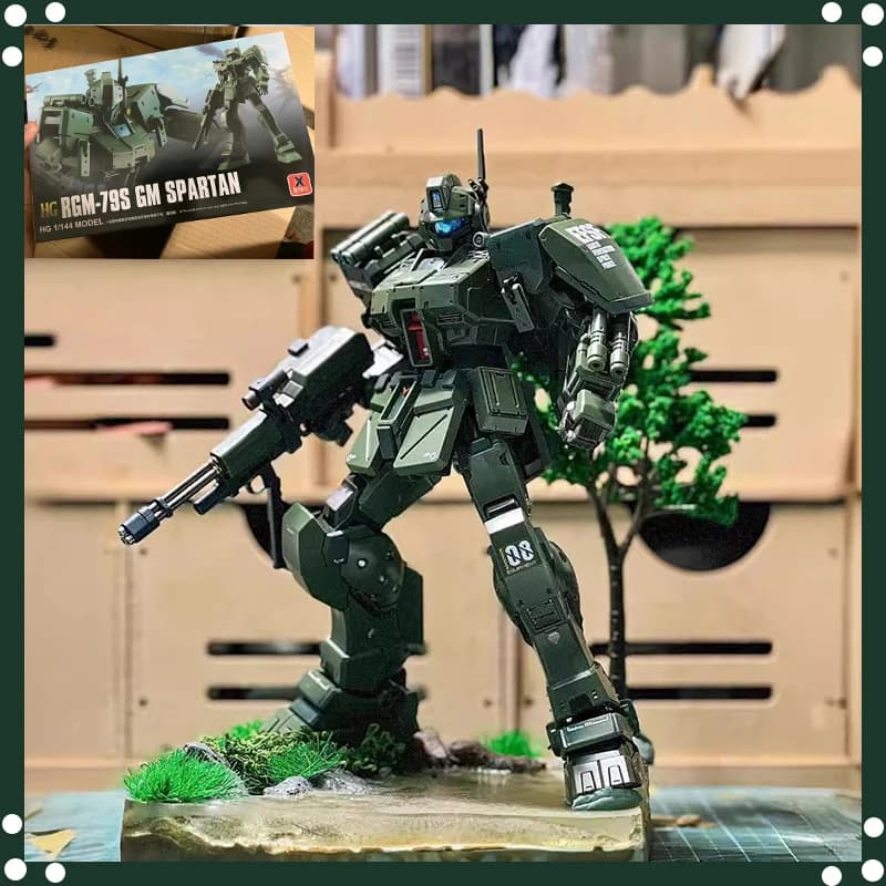 XFS HG 1/144 RGM-79S GM Spartan Modello di Montaggio Kit Collezione Action Figures Robot Fiugrine Modello di Plastica Hobby Doll Giocattolo Regali