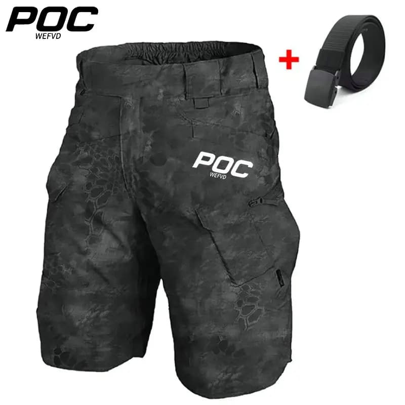 2025 POCWEFVD Trekking pants for bicycle Sports pants MTB men's short pants Cycling pants Short pants Enduro pants