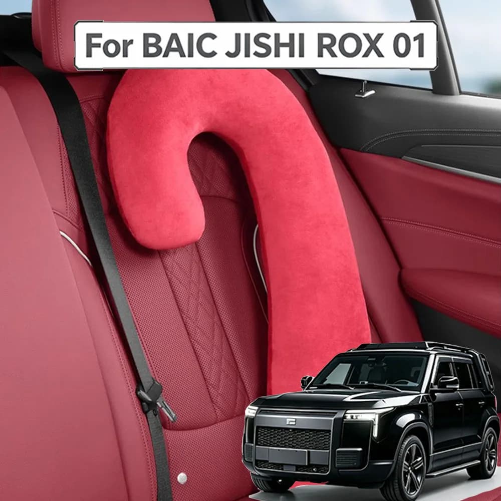 Fit For BAIC JISHI ROX 01 Premium Car Rear Seat Sleeping Hug Pillow Neck Support Cushion Comfortable Travel Nap Accessories