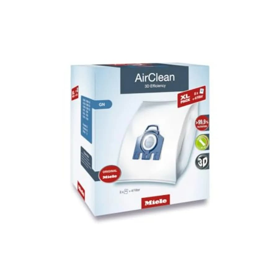 Sacchetti Originali GN HyClean Air XL per Aspirapolvere Complete C2, Complete C3, Classic C1, S8, S5 e S2, Confezione