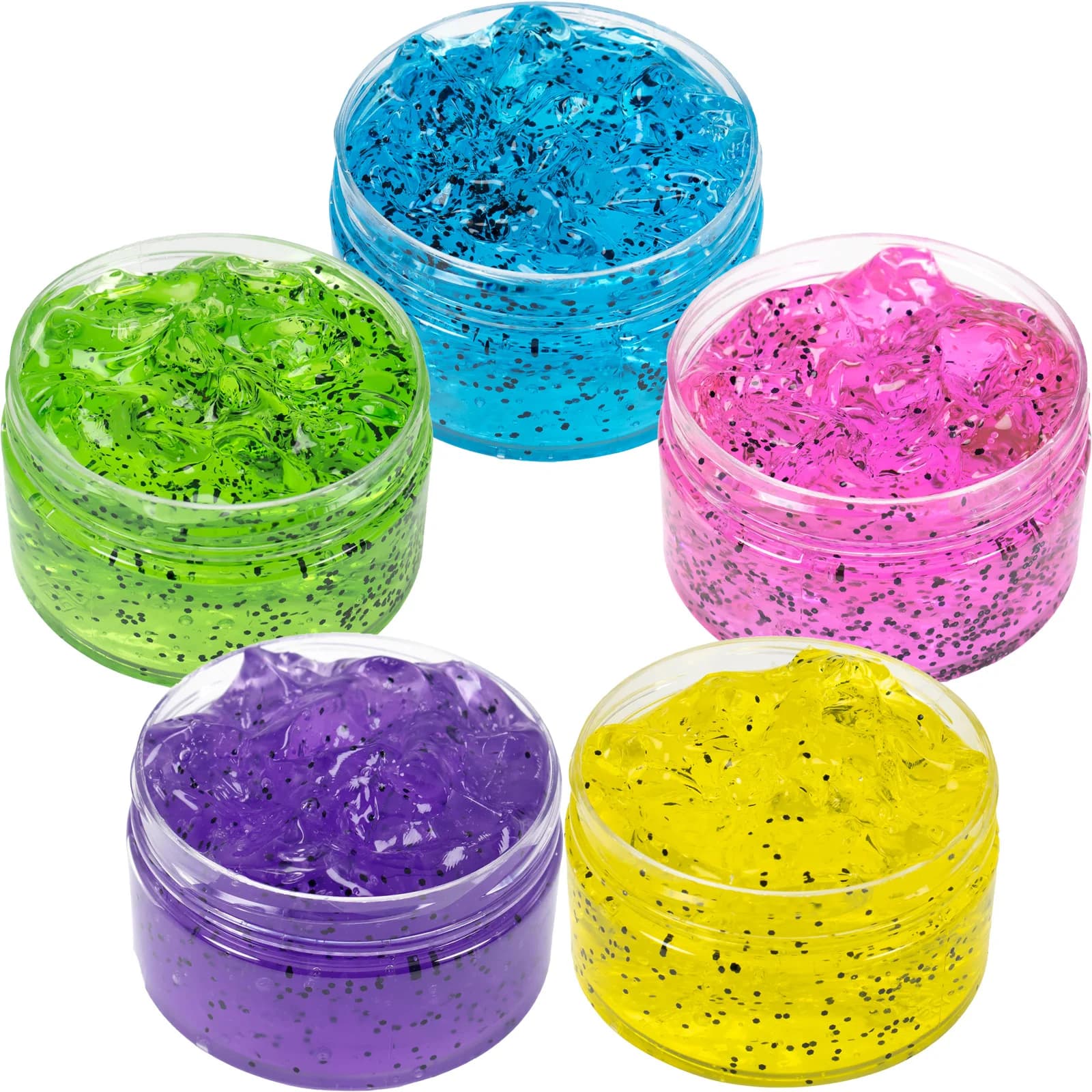 Kit di melma trasparente profumato fai-da-te da 120 ml, confezione di melma di cristallo elastico e non appiccicoso per bambini e adolescenti, giocattoli antistress ideali