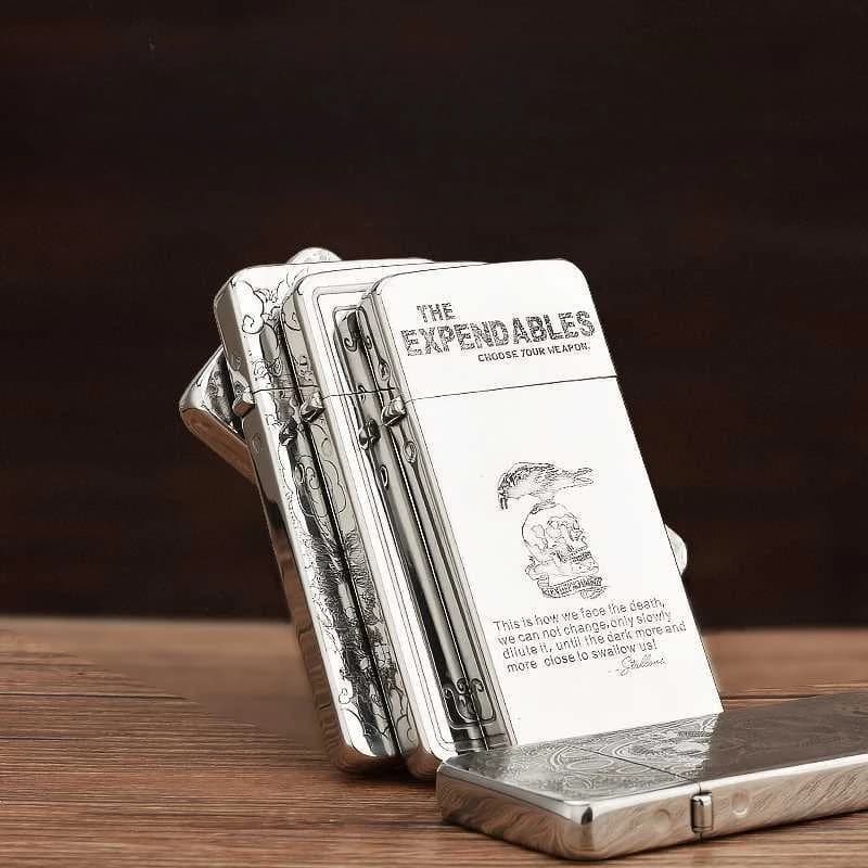 Zorro ZC5 Thin and ultra-thin laser-engraved, lightweight, portable and windproof light to give