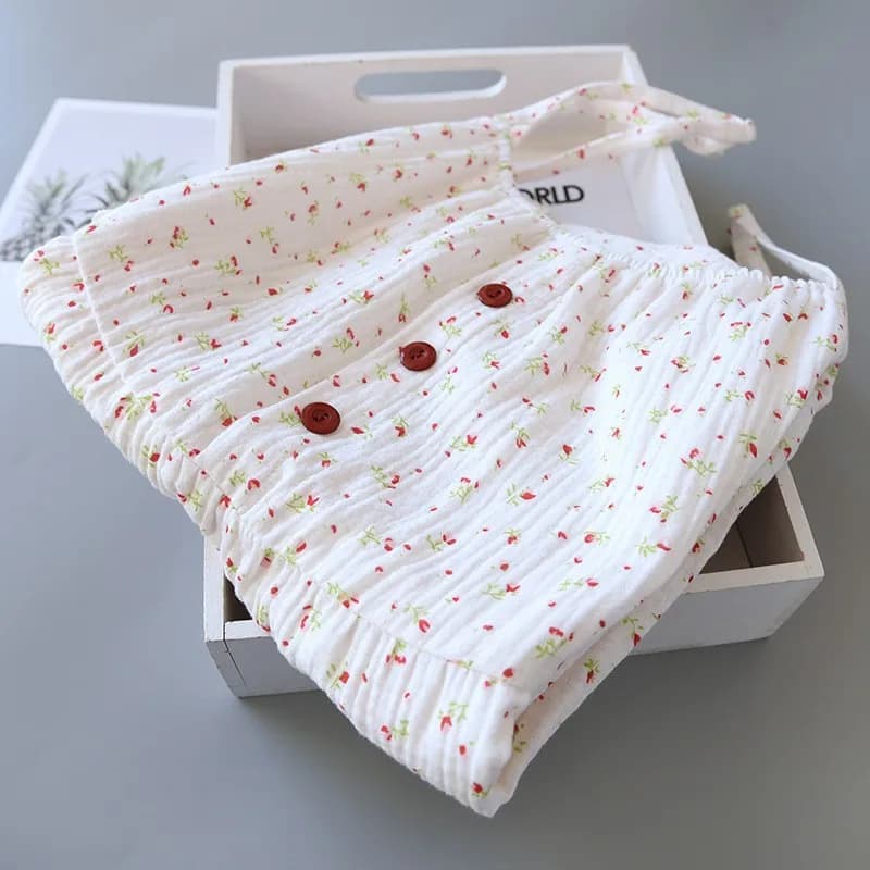 New Fashionable Floral Print Long Pajamas for Women Autumn and Winter Pure Cotton Material, Comfortable Pajamas, Casual Home W