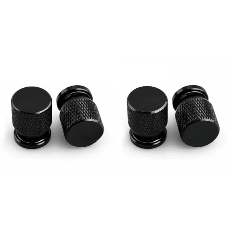 4 pezzi in lega di alluminio avvitati da 12 mm tappi valvole a rete per motociclette per uso generale coperchio valvole pneumatici accessori per auto