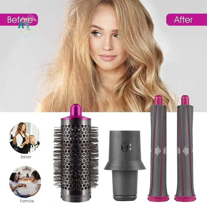A40Z-Accessori per spazzole volumizzanti per barile arricciacapelli con adattatore per asciugacapelli Dyson Airwrap Conversione in styler per capelli