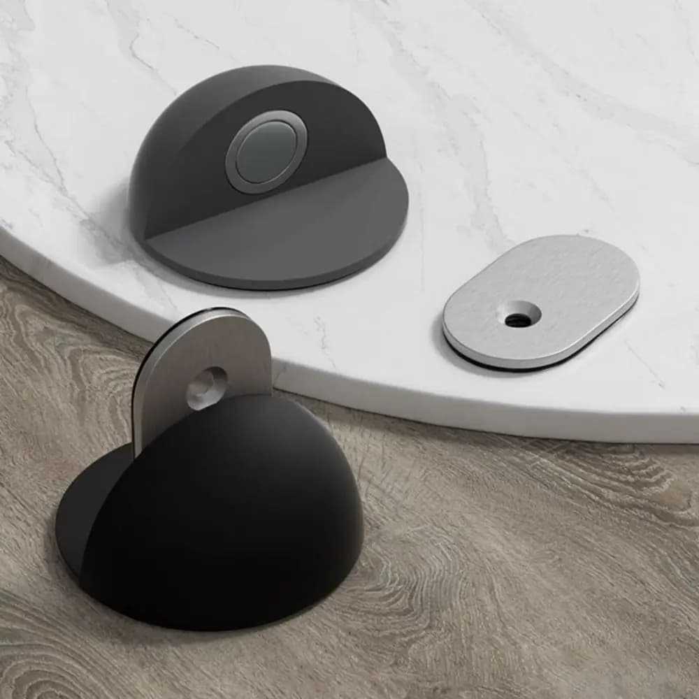 Fermaporta magnetico autoadesivo premium, senza trapano, forte tenuta, chiusura per porta da pavimento, hardware, porta durevole per mobili