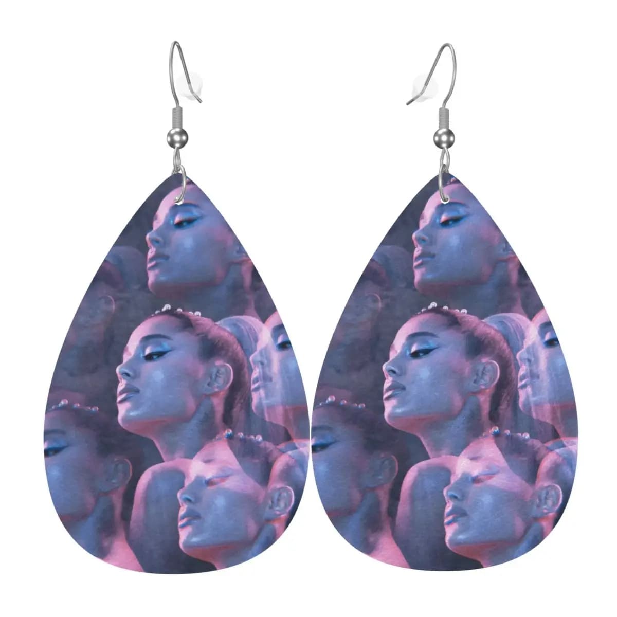 Orecchini a goccia in pelle G-Grande A-Ariana personalizzati per donna Orecchini in pelle Poster vintage leggeri per feste vacanze