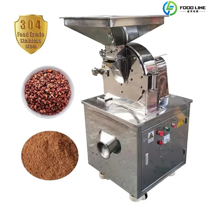 Macchina per macinare noci, fagioli, spezie, cereali, set di macchine per la macinazione della farina di mais e grano, personalizzabile