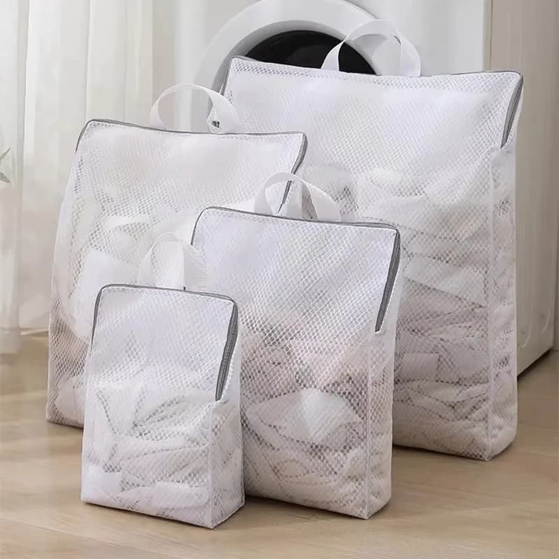 Laundry Bag WithDrawable Mesh Bag Washing Machine Filter Mesh Bag Anti Deformation Laundry Bag