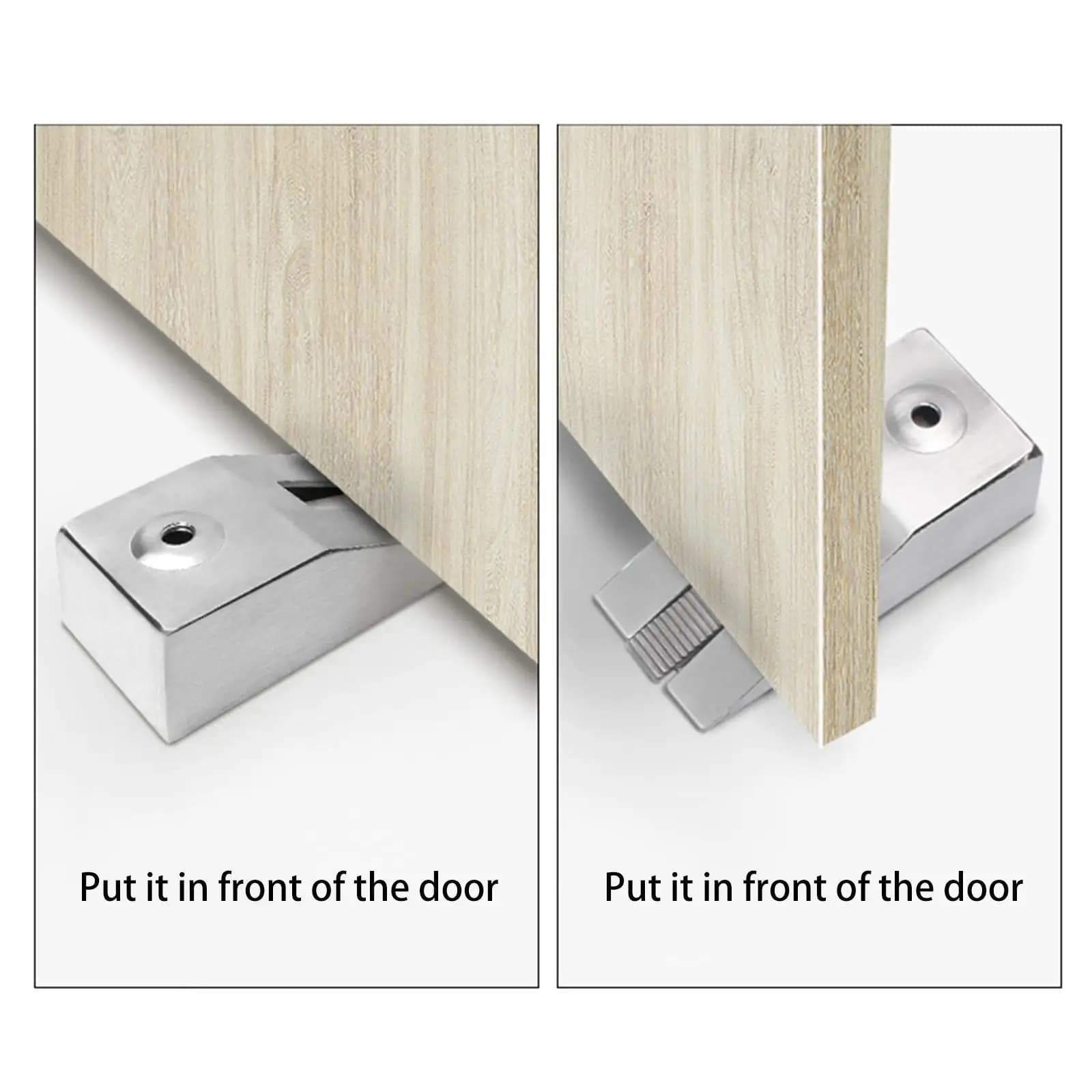 Door Wedge Doorstop for Floor Wall Carpet Easy to Use Portable Doorstopper for Office Home School Apartment Bathroom
