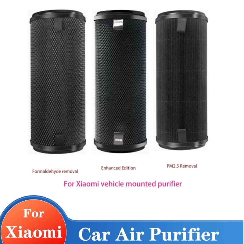 Filtro purificatore d'aria per purificatore d'aria per auto Xiaomi, ricambi, versione migliorata con carbone attivo, purificazione di formaldeide e PM2.5