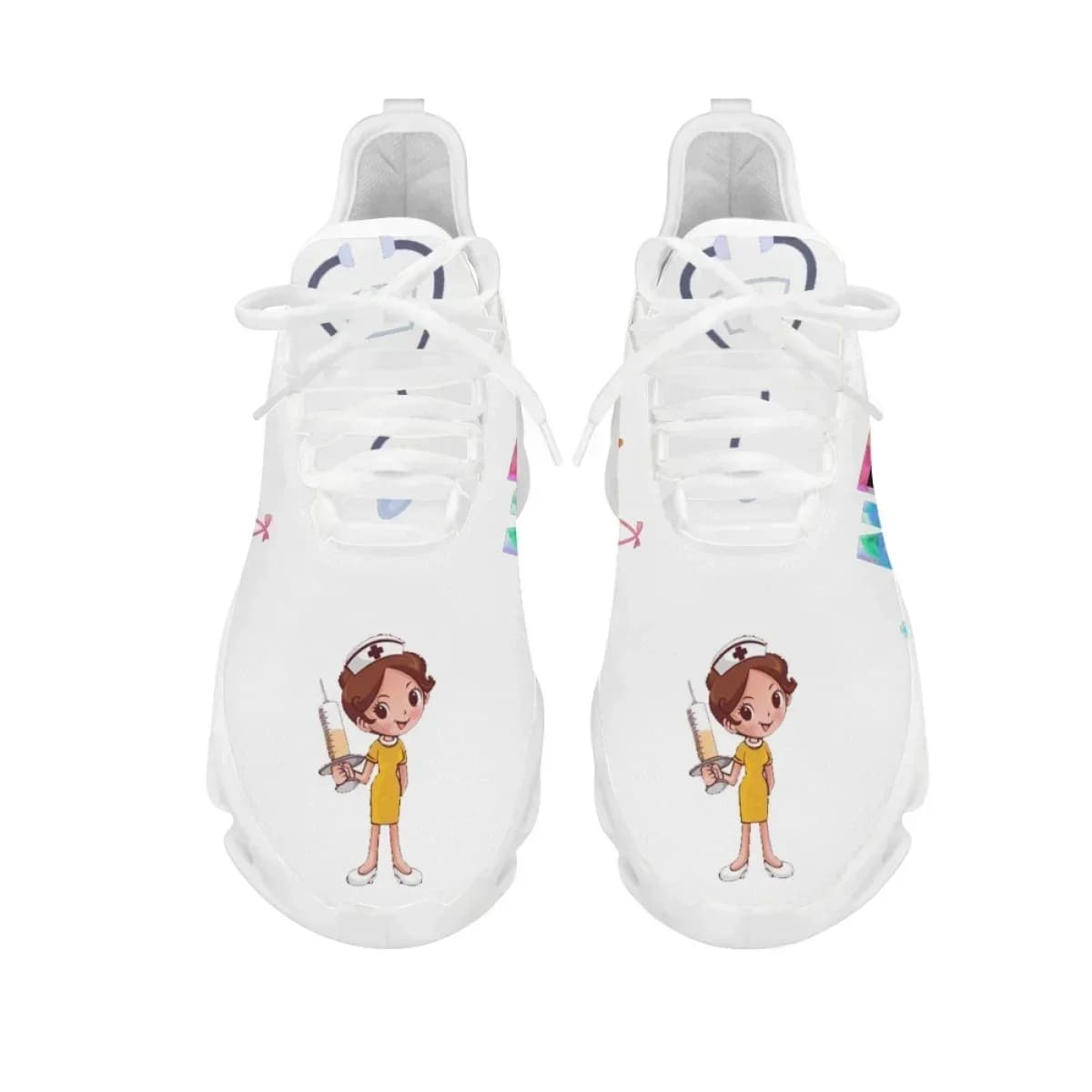 Scarpe da ginnastica alla moda per donne in allattamento, scarpe da corsa traspiranti in rete per signore, calzature da passeggio resistenti all'usura per donne