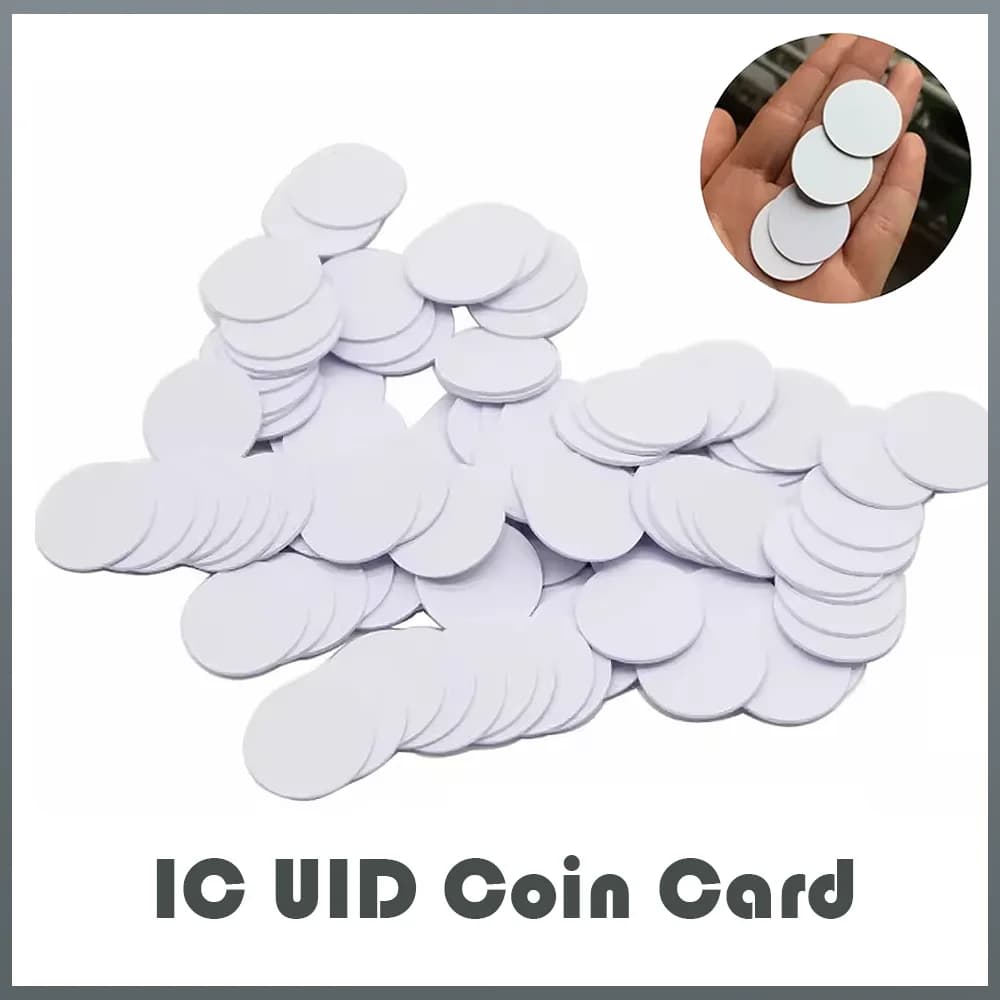 5/10/20pcs RFID Sottile Diametro 25mm Moneta Adesivo Chiave Tag 13.56MHz Variabile S50 1K Clone Token UID NFC Copia Clone
