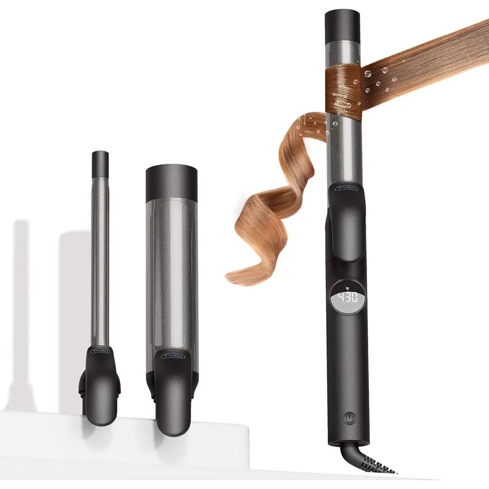 Set di Ferri Arricciacapelli Professionali per Vari Tipi di Capelli - Cilindri da 1/2 a 1 1/2 Pollici, Tecnologia Ionica, Calore Regolabile per Capelli Corti o Lunghi