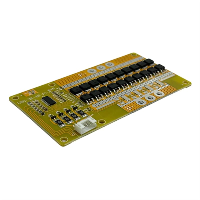 Batteria al litio 3 corde 12,6 V Stessa porta Protezione Ferro fosfato Bms Modulo scheda di protezione 100 A ad alta corrente