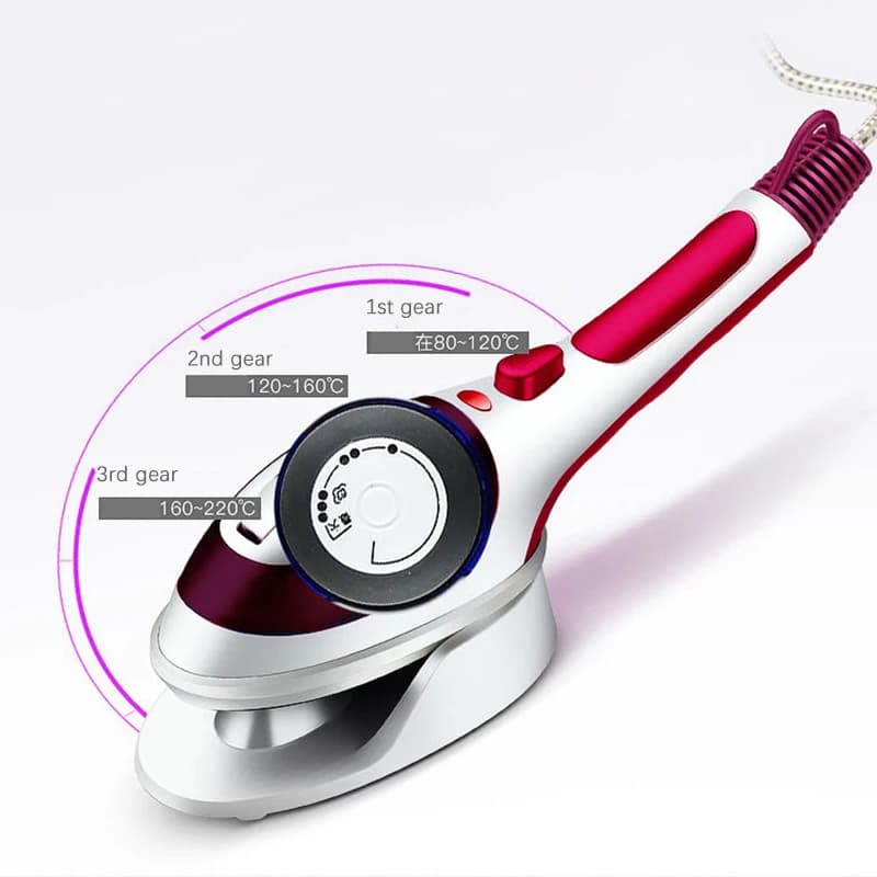 800W Handheld Garment Steamer Multifunctional 3D One Step Ironing Machine with Hanging Feature And One Button Opera