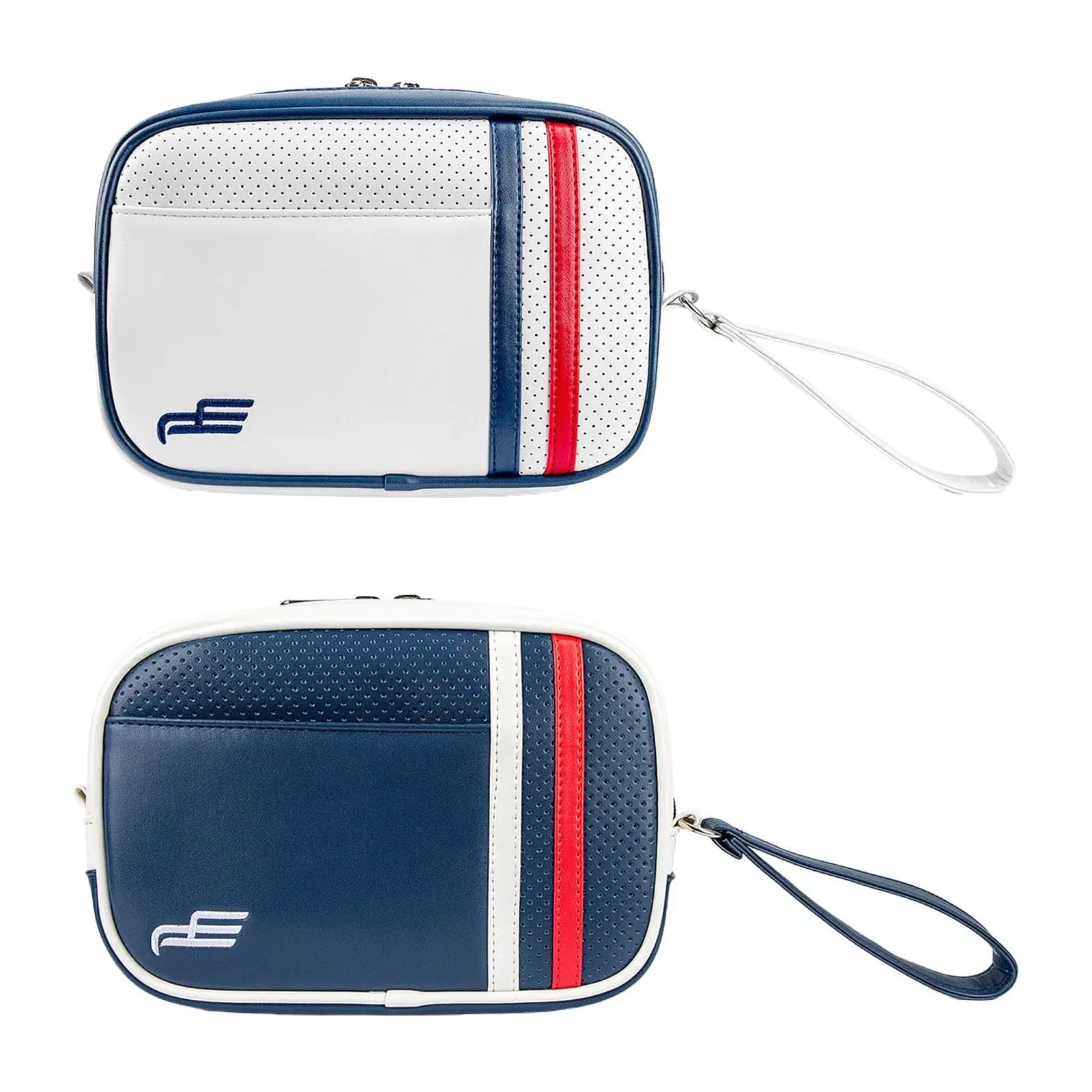 Borsa da Golf Portatile in PU, Custodia per Mazze e Palline, Organizer con Porta Tee per Golfisti, Sport all'Aperto, Donne, Adolescenti, Uomini