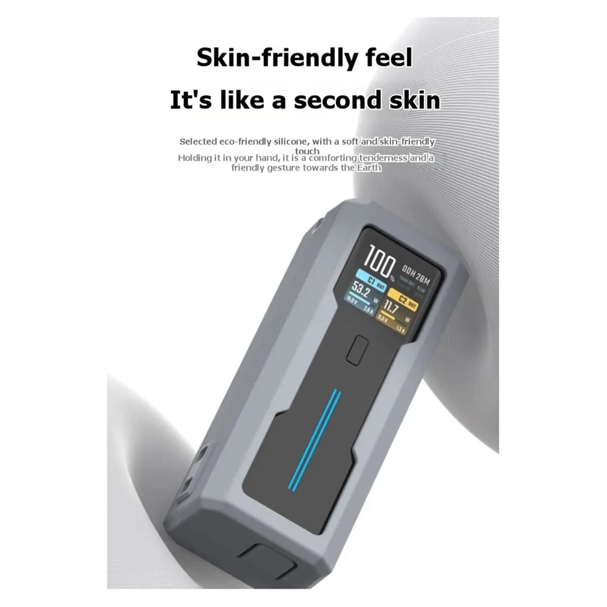 Custodia in silicone per 10 Fusion 2-in-1 Power Bank Custodia protettiva portatile Power Bank Custodia antigoccia a prova di caduta C