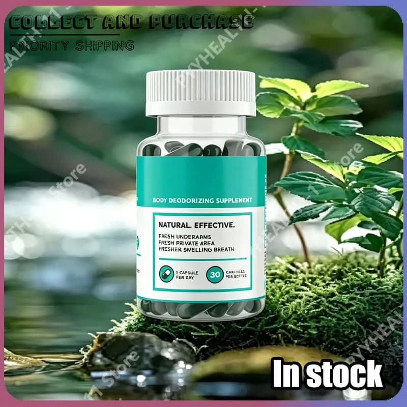 Capsule di Clorofilla Biologica con Preparato di Prezzemolo e Foglie di Menta Piperita per il Supporto della Digestione, la Salute Intestinale e della Pelle