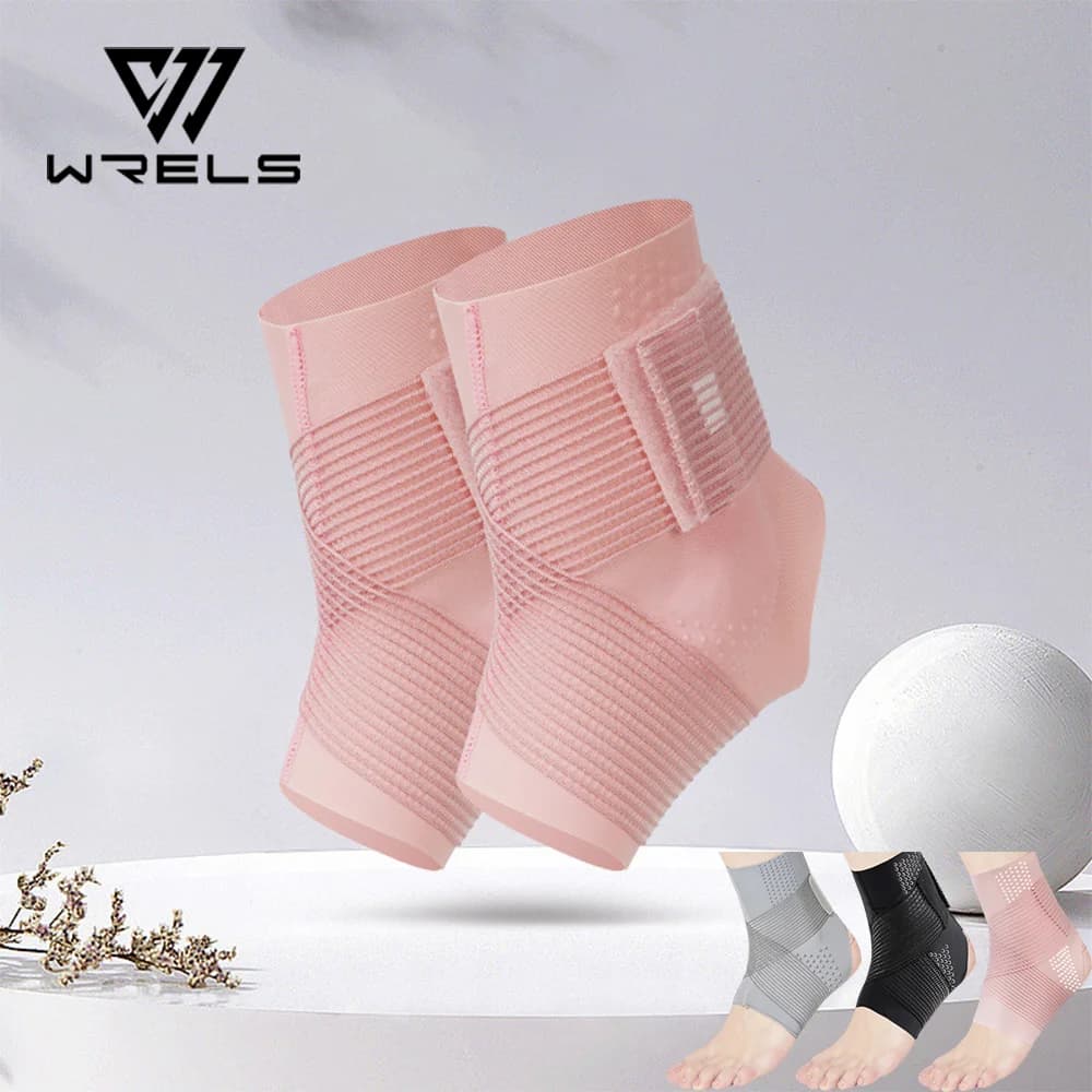 1PC Professional Ankle Brace Anti Sprain Ankles Cycling Running Ankle Guard Adjustable Summer Thin Outdoor Sport Ankle Guard