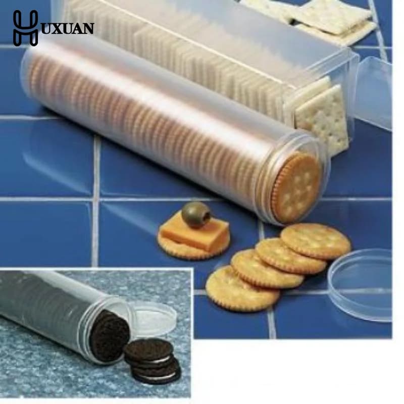 Contenitore Ermetico per Alimenti Impilabile con Coperchio Ribaltabile, Organizer in Plastica Ideale per Dispensa, Conservazione di Riso, Cereali e Farina