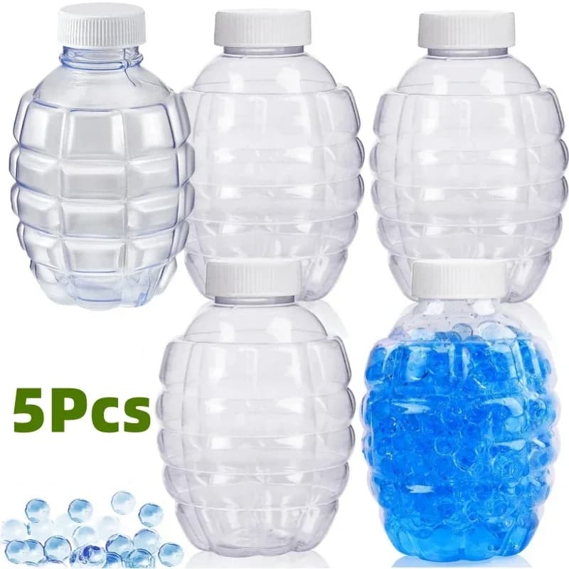 Accessories for EeWater Gel Balls, Ananas Shape Plastic Bottles for Refill Gel Balls for Gel Guns