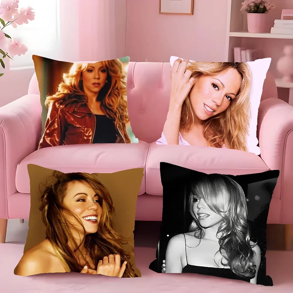 Singer Mariah Carey Federa per cuscino Divano quadrato con federa per uso domestico