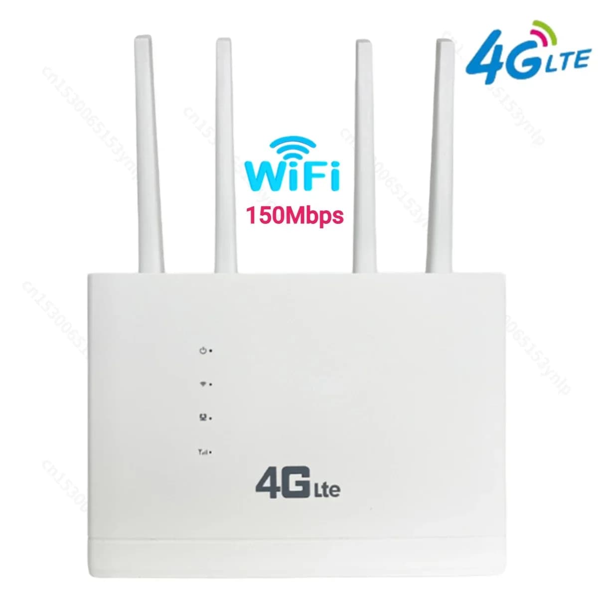 US/EU Plug Router WiFi 150Mbps Modem di rete Antenna esterna SIM Card Router Wireless 4G 4 porte di rete per l'home Office