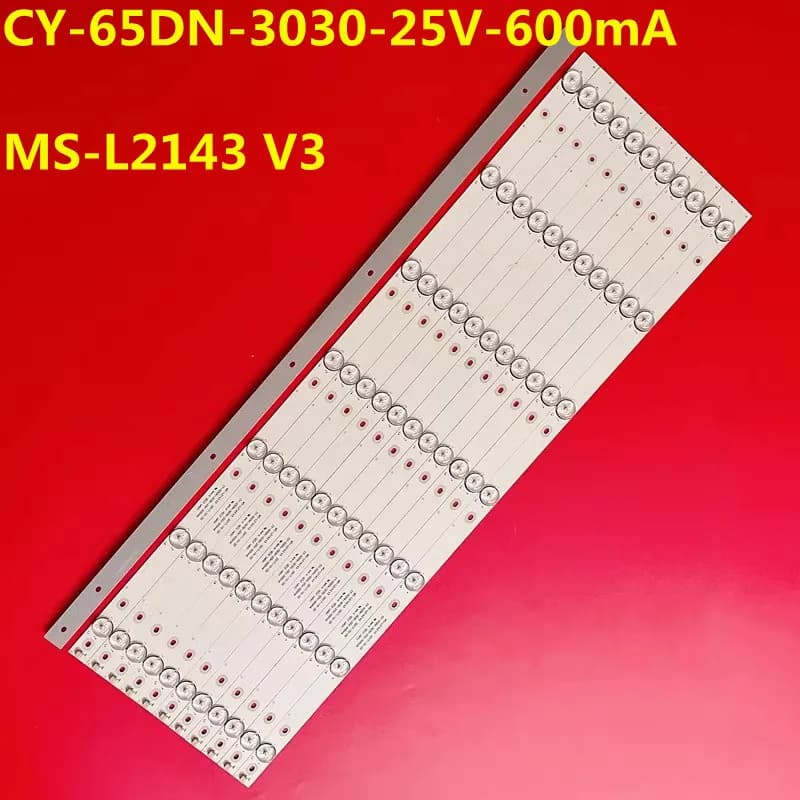 LED Backlight Strip 7 lamps For MS-L2143 V3 CY-65DN-3030-25V-600mA For SUNNY SN65LEDA88-G/022