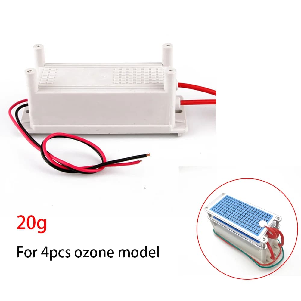 5g 10g 20g Generatore di Ozono Alimentatore FAI DA TE Generatore di Ozono Parte Aria sterilizzare Purificatore Componenti per Il FAI DA TE Assemblare Generatore